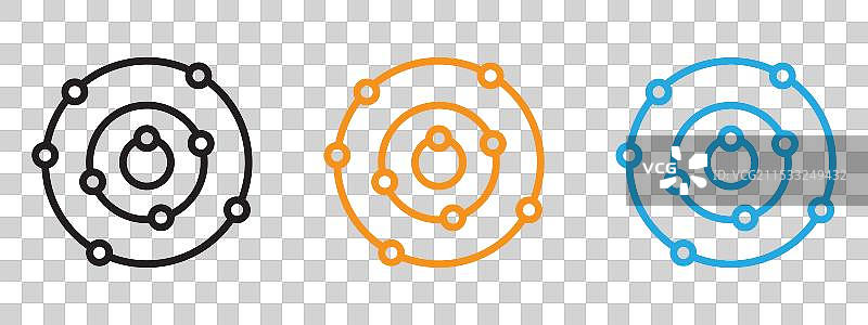 抗氧化剂图标细线集合图片素材