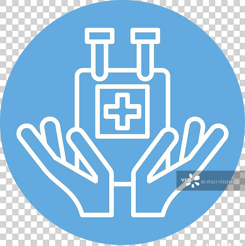 与献血相关的血袋图标图片素材