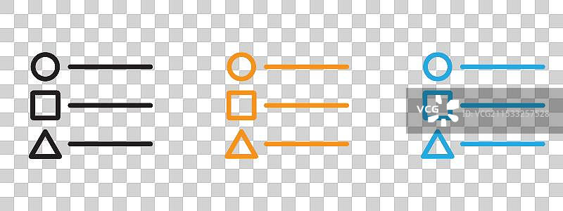 图例图标细线集合图片素材