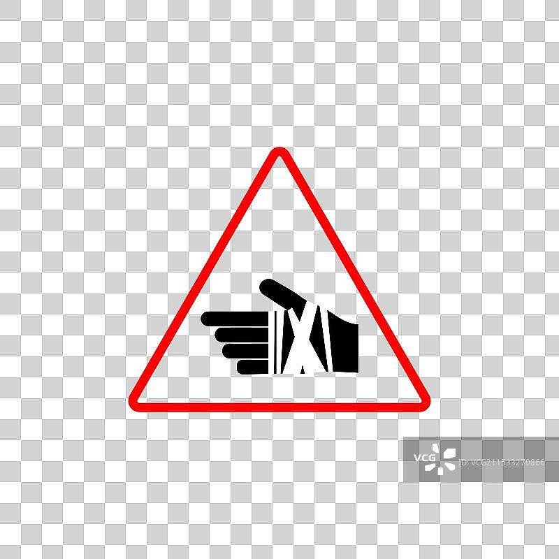 化学烧伤危险标志图标集 小心图片素材