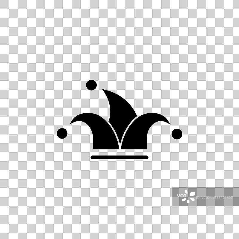 小丑帽图标集图片素材