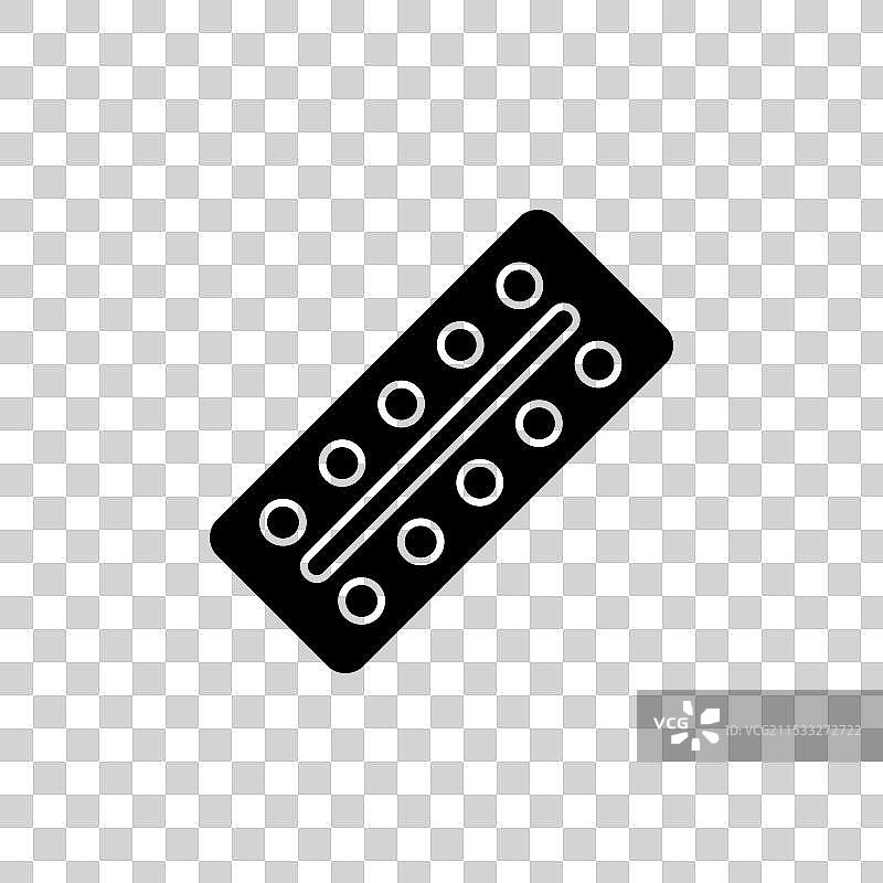 口服避孕药图标集 女性避孕措施图片素材