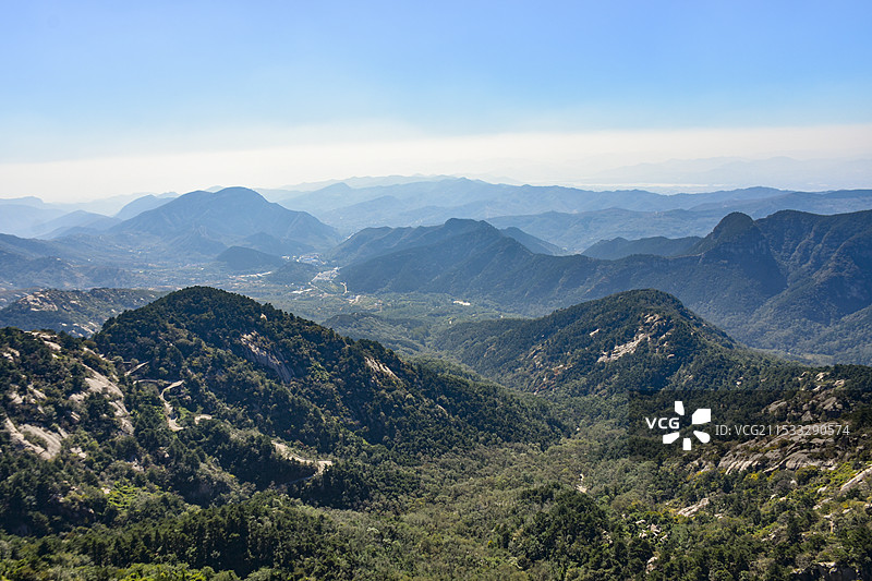 淄博鲁山国家森林公园图片素材