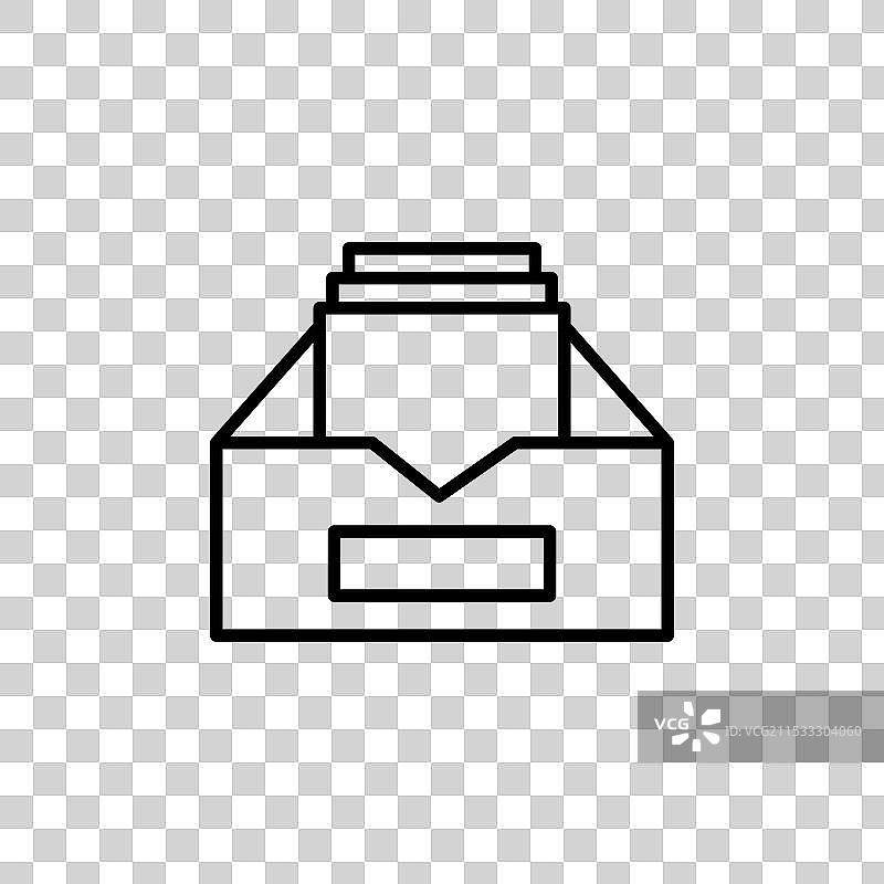 档案图标集 数据文件夹 组织盒图片素材