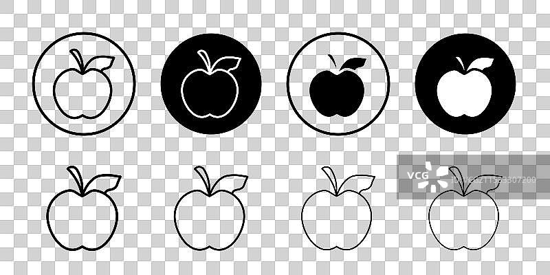 苹果图标标志集合图片素材