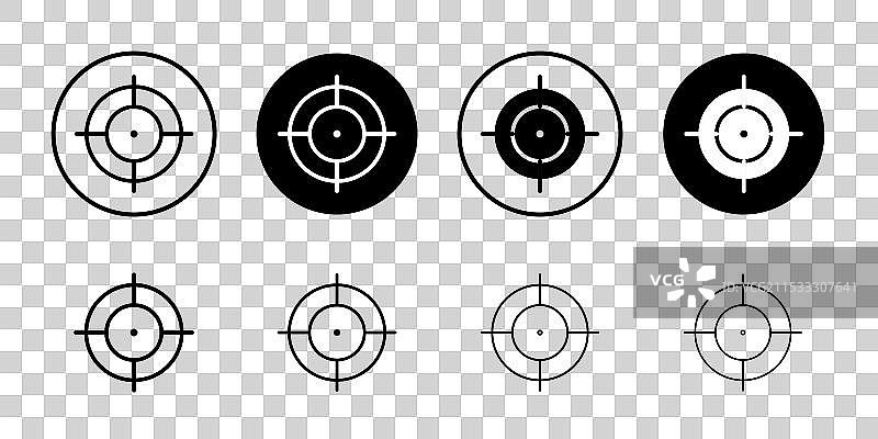 聚焦图标标志集图片素材