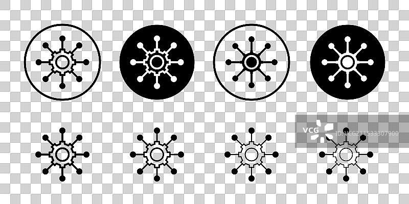 多渠道营销图标标志集图片素材