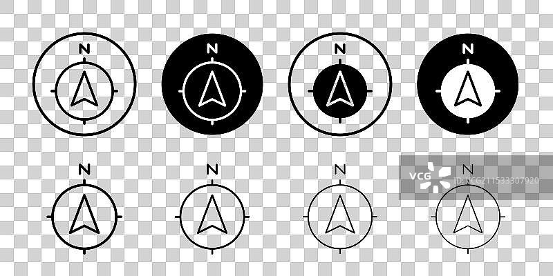 北方图标标志集图片素材