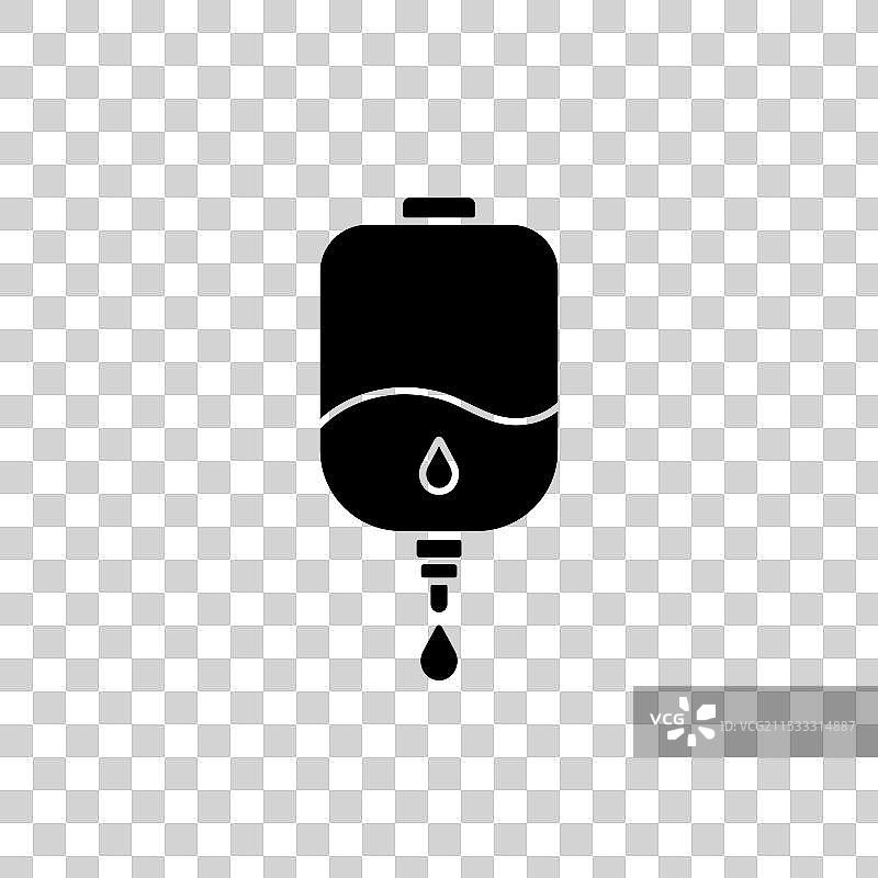 献血图标集 医疗输血图片素材