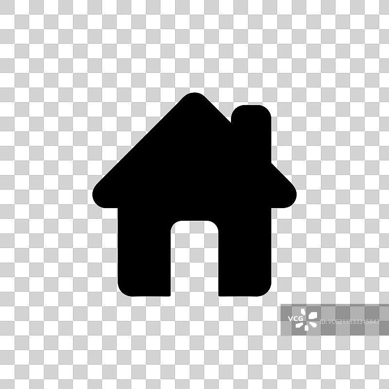 住宅图标集，房屋抵押符号图片素材