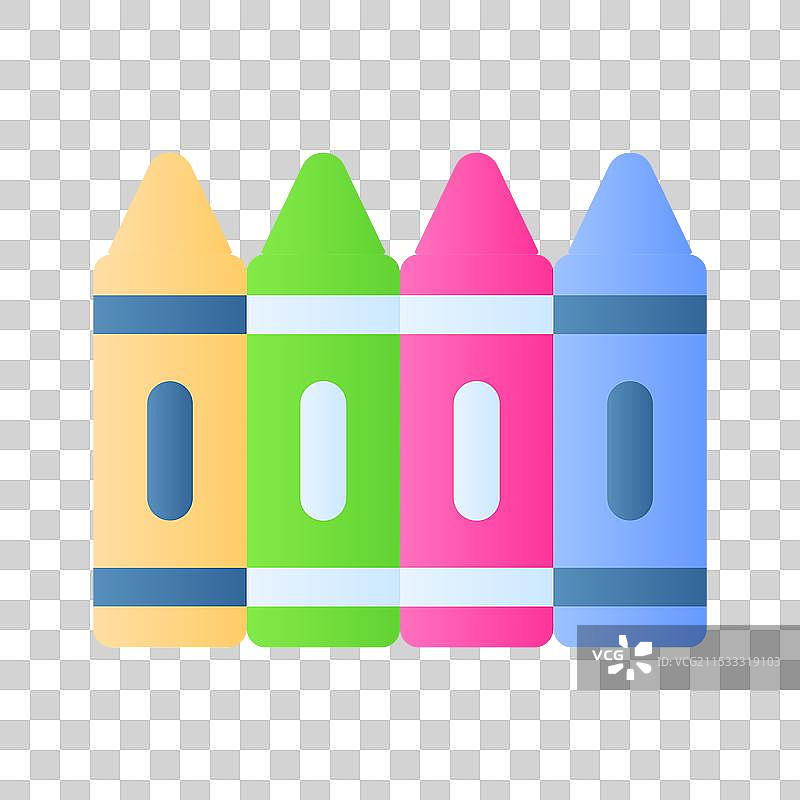 蜡笔颜色图片素材