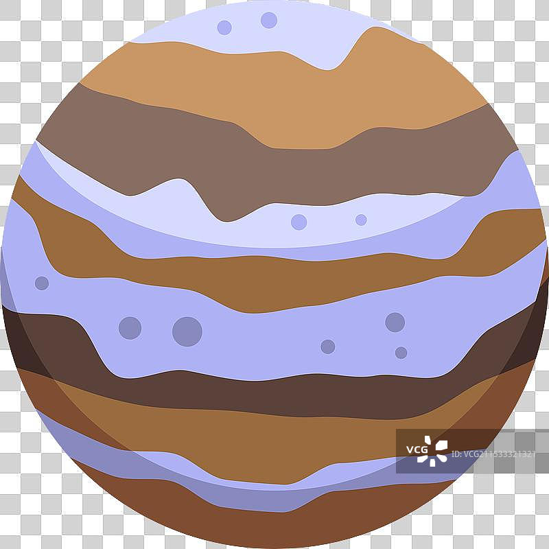 木星旋转，展示出大红斑。图片素材