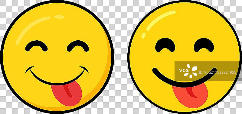 美味的表情符号图标图片素材