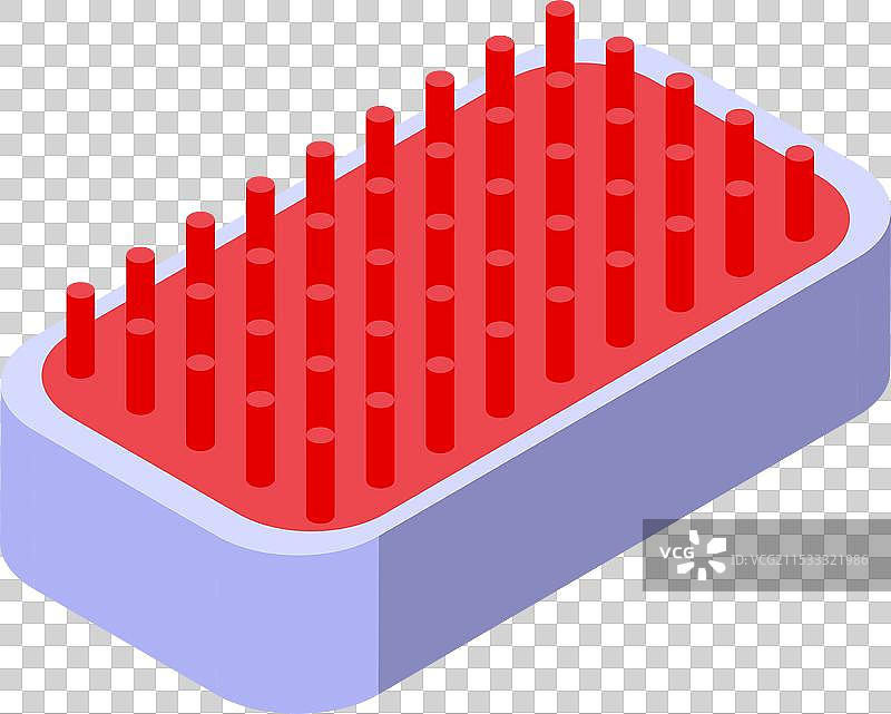 3D柱状图显示逐渐增加的柱子代表图片素材