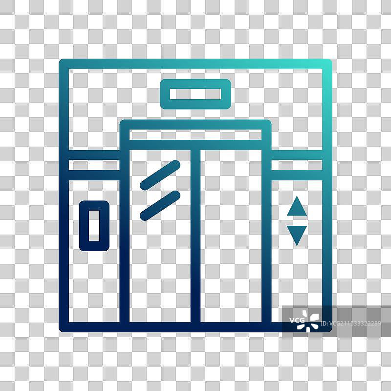 电梯图标 酒店建筑电梯图片素材