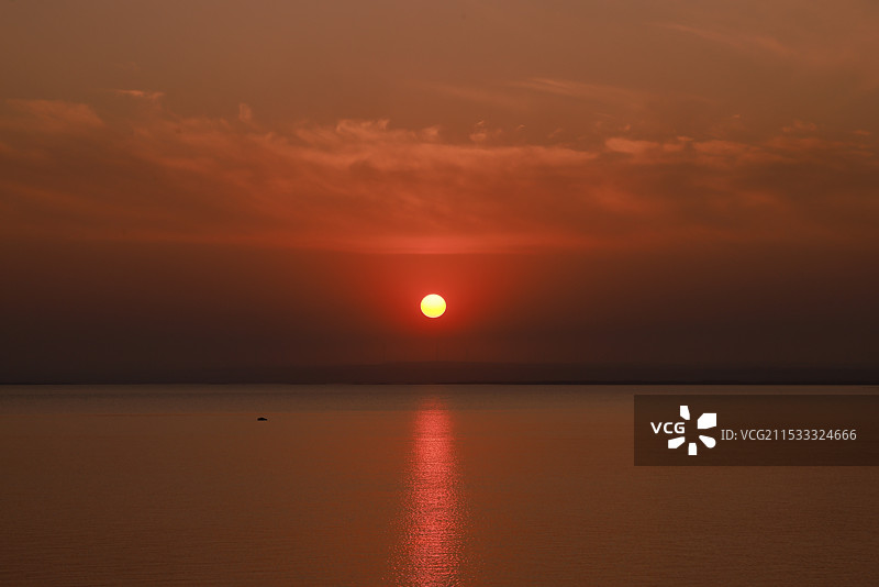 黄河日落图片素材