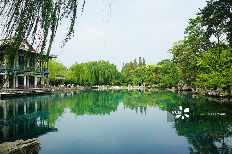 济南五龙潭 - 静静的美景  美美的享受图片素材
