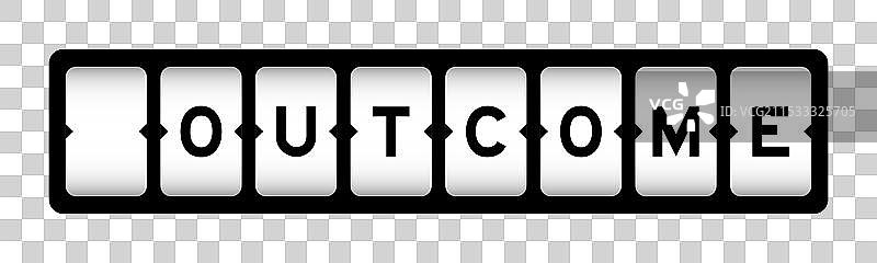 带有黑色文字的老虎机横幅图片素材