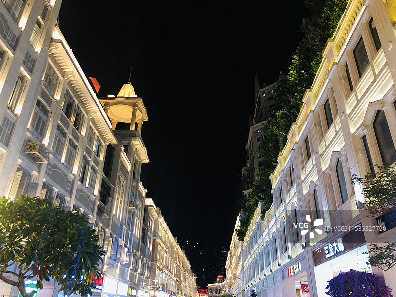 城市建筑夜景图片素材