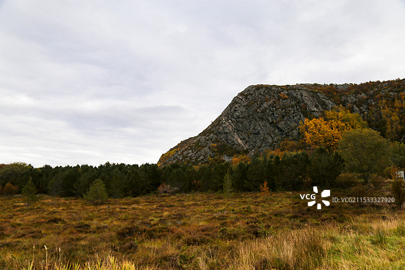 欧洲挪威斯图尔峡湾口及奥勒松小镇图片素材