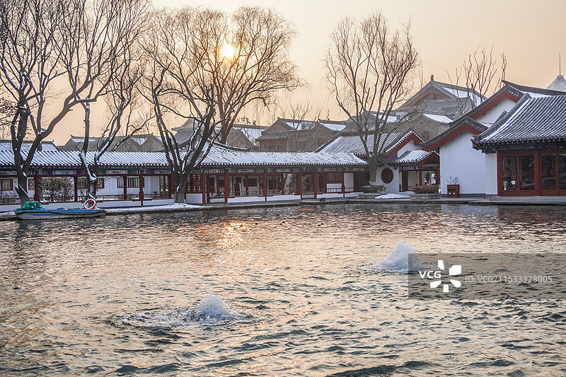 冬天的百脉泉图片素材