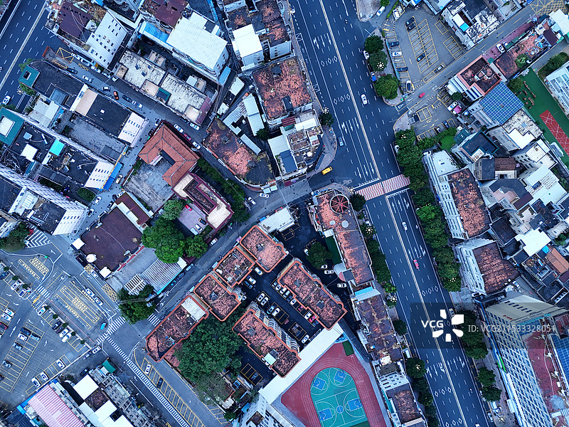 闽南漳州小城漳浦航拍图片素材