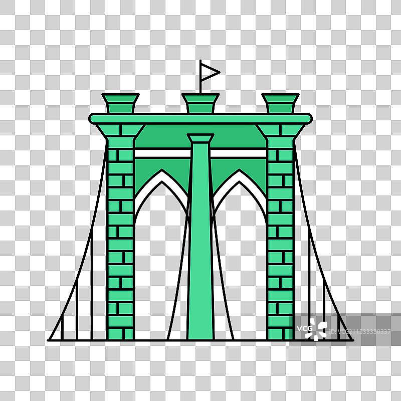 布鲁克林大桥图片素材