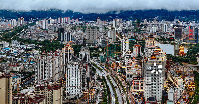 临沧市 临翔区 玉龙湖公园 体育中心 西门公园 缅宁大道图片素材