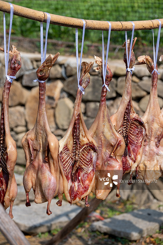 黄山特产，风干鸭图片素材