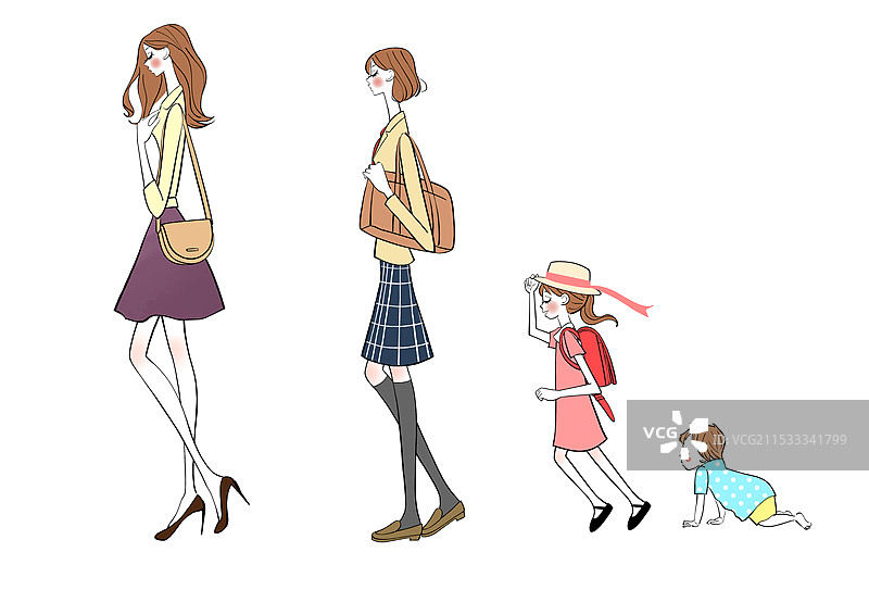 孩子成长中图片素材