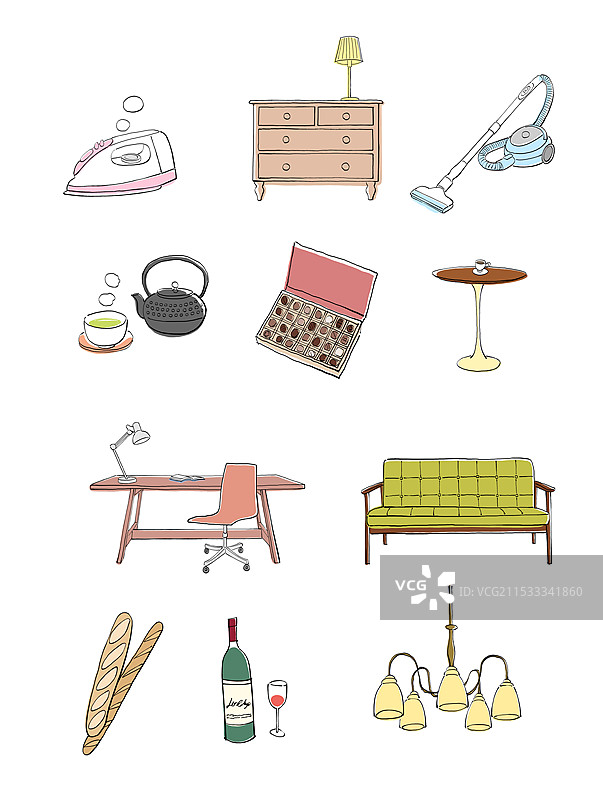 室内配饰、家具和杂物图片素材