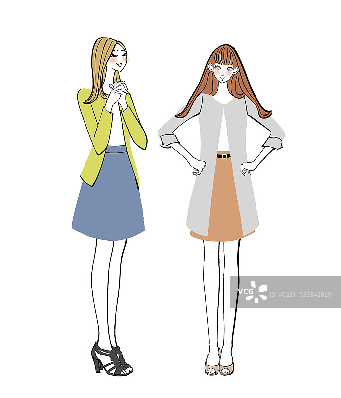 女人皱着眉头提出请求图片素材