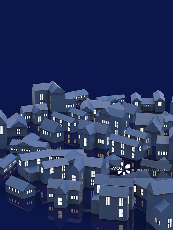 街景与窗户光线图片素材