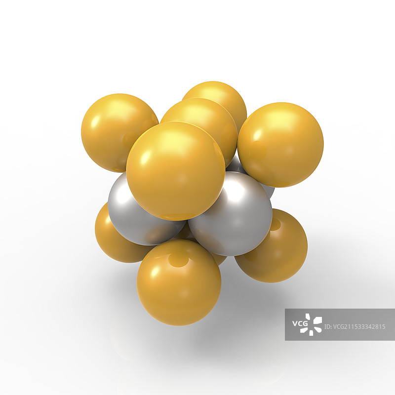 面心立方晶格图片素材