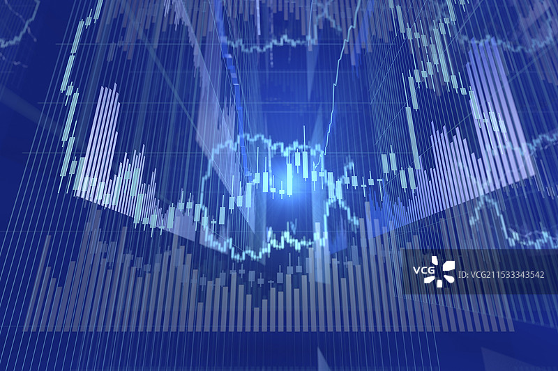 股票价格图表图片素材