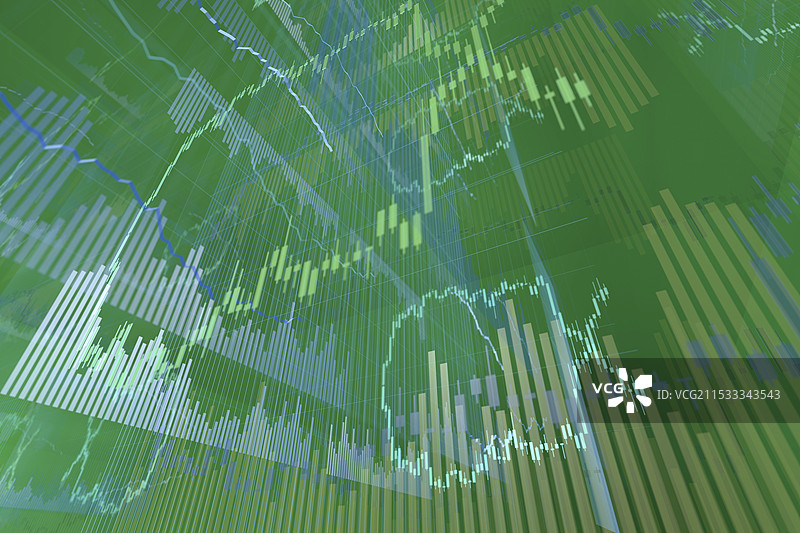 股票价格图表图片素材