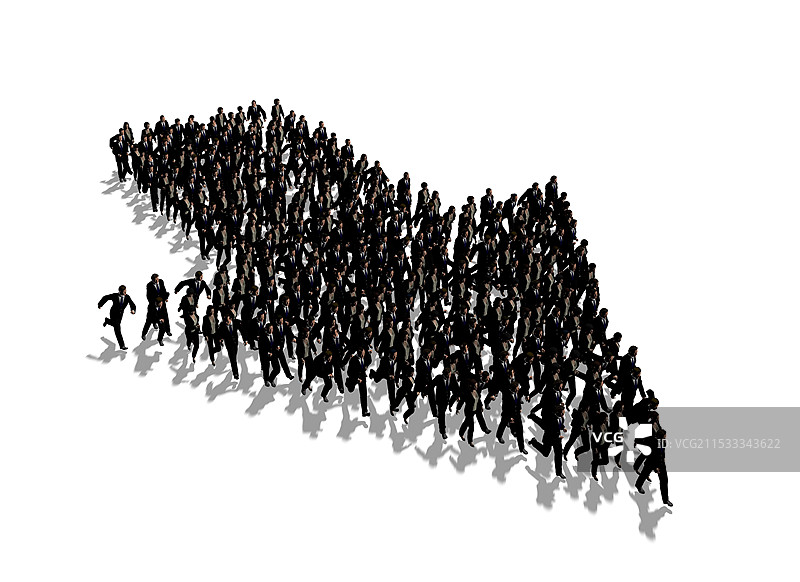 箭头人群图片素材