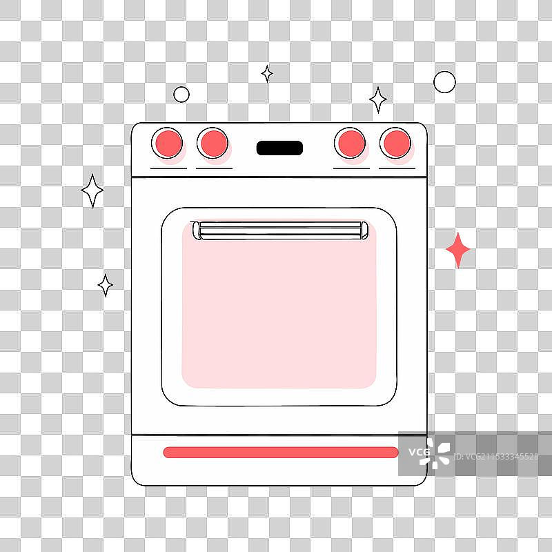 现代干净的烤箱图片素材