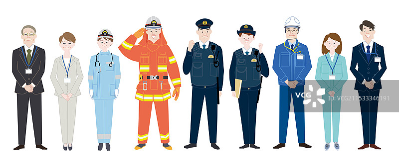 作为公务员的人们图片素材