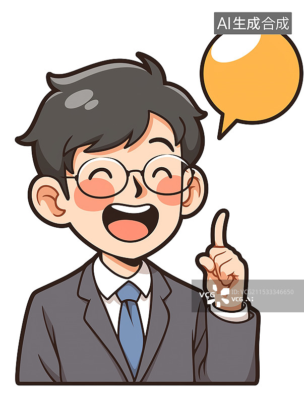 【AI数字艺术】穿西装的男性图片素材