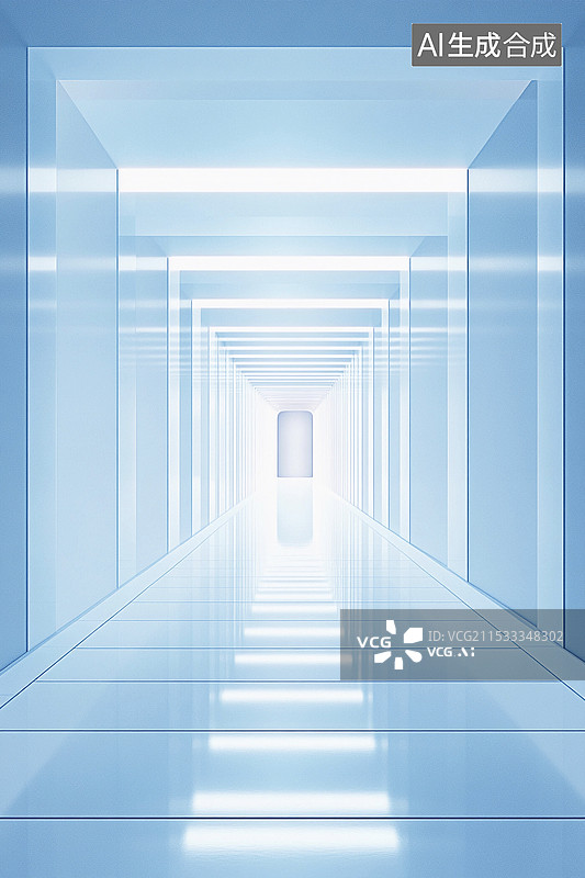 【AI数字艺术】科幻展厅科技展示汽车背景图图片素材