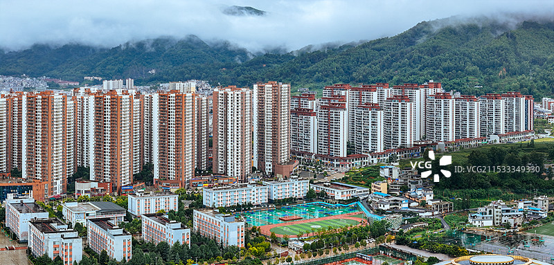 临沧市 临翔区 玉龙湖公园 体育中心 西门公园 缅宁大道图片素材