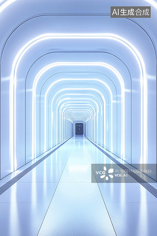 【AI数字艺术】科幻展厅科技展示汽车背景图图片素材