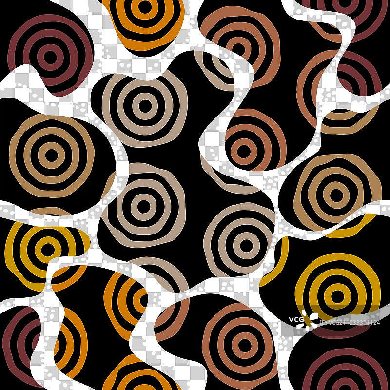 无缝非洲图案，民族和部落图案图片素材