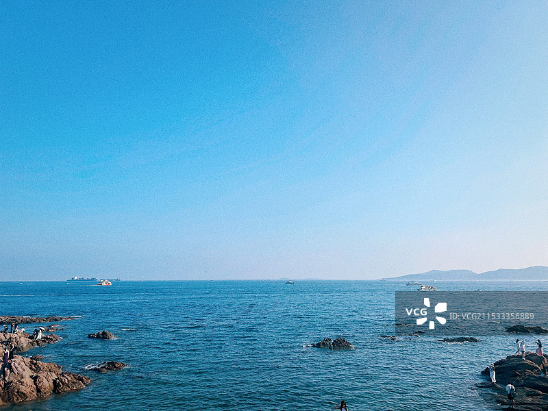 青岛海边图片素材