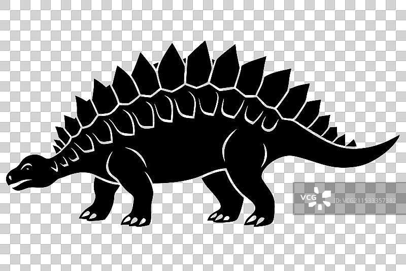 甲龙轮廓图片素材