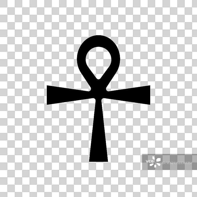 白色背景上的安克线条图标图片素材