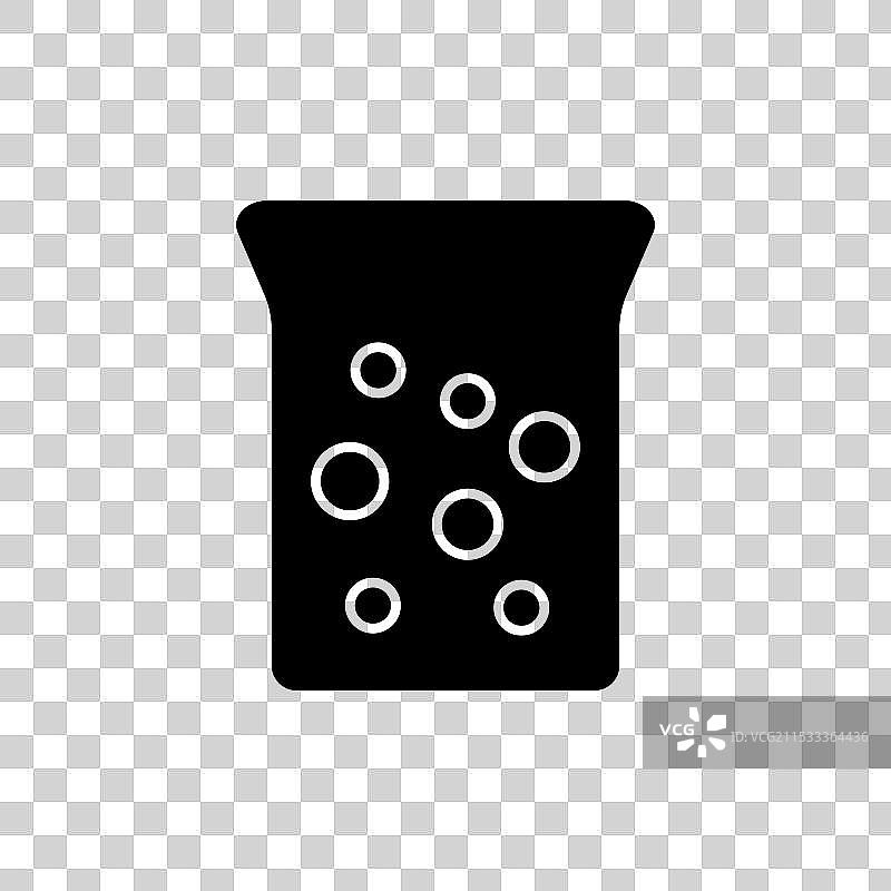 硬水线图标，独立于白色背景图片素材