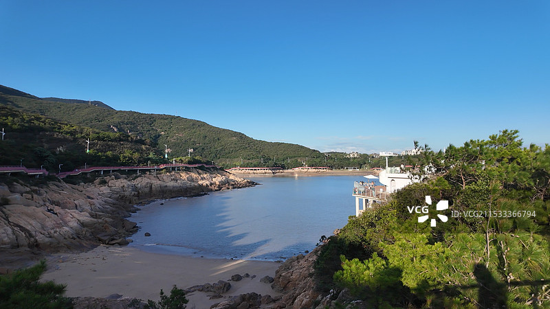 松兰山海边沙滩图片素材