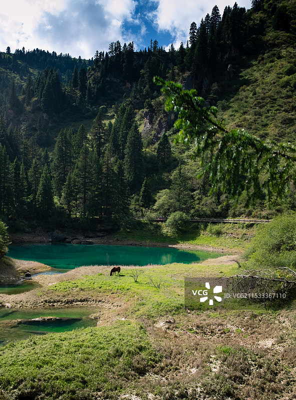 松潘牟泥沟图片素材